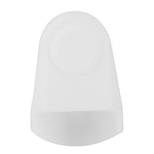 Keenso Rubber Clarinet Saxophone Mouthpiece Cap, Mouthpiece Cap Protector Tip Reed Care Protector Instrument Accessory White