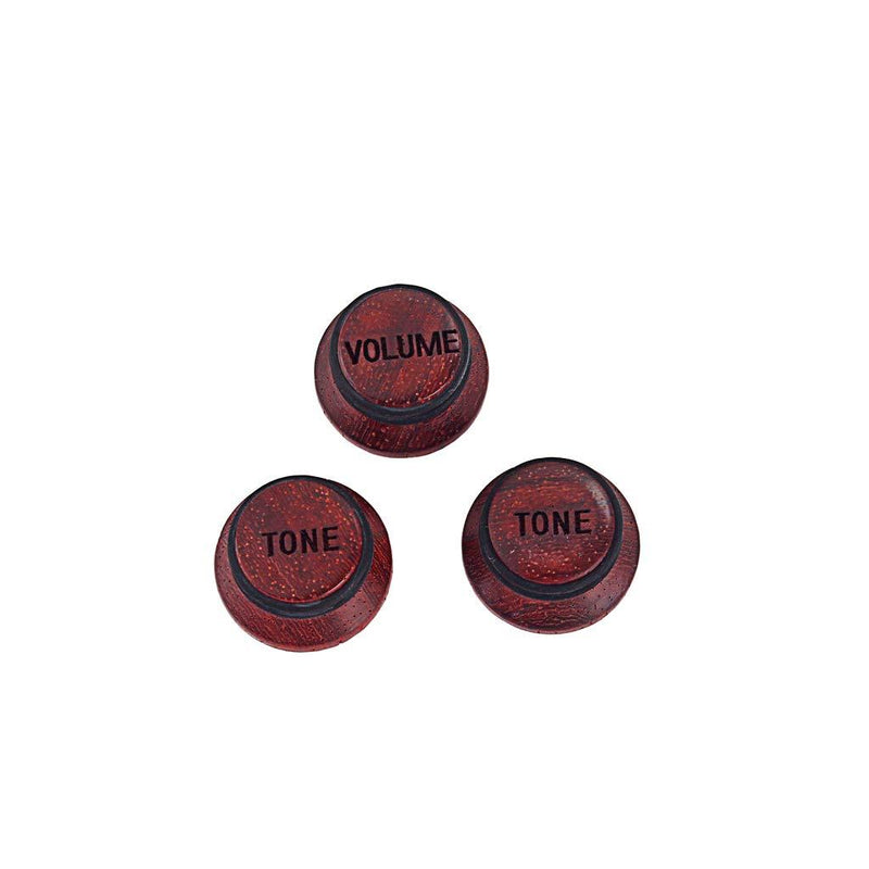 Alnicov 3 In 1 Maple Control Knobs,Speed Volume Tone Knobs For Guitar Bass Parts