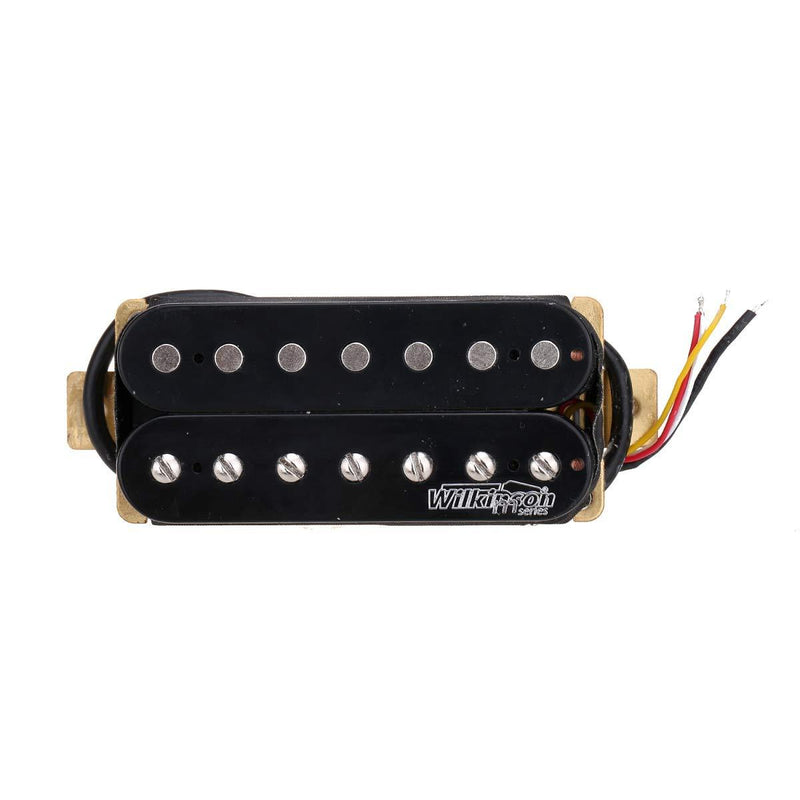 Wilkinson M Series WOH Classical Open Style Ceramic Humbucker Bridge Pickup for 7-String Electric Guitar, Black