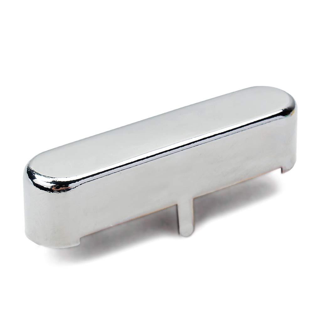 Alnicov Guitar Neck Pickup Cover for TL Tele Telecaster Style Electric Guitar Chrome