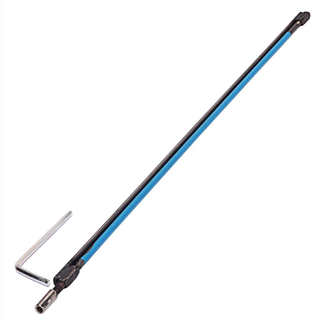 Alnicov 2-Way Adjustable Hot Rod Truss Rod,4.5MM Allen Nut,460MM overall Length,Blue
