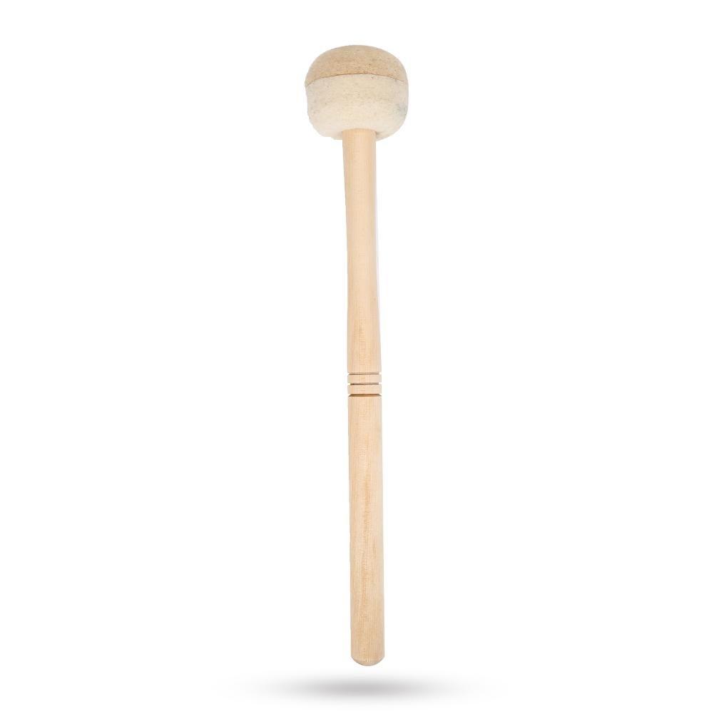 Portable Durable Bass Drum Hammer Maple Stick Wool Felt Head Mallets Hammer Percussion Instrument Accessory