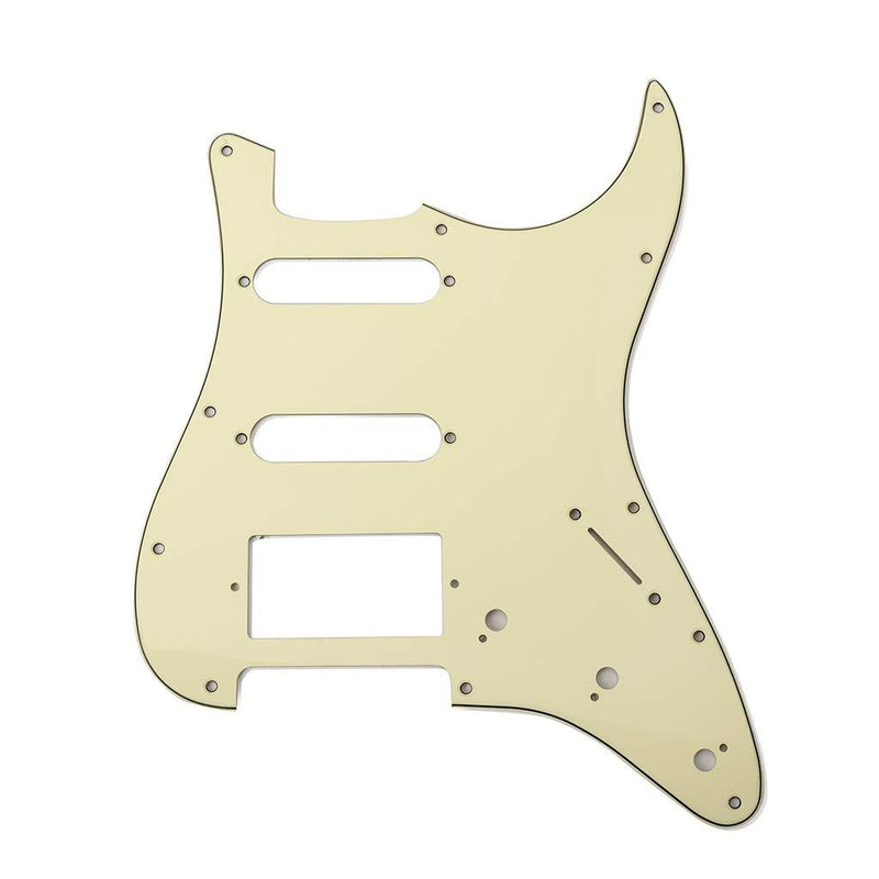 Alnicov 3Ply SSH Electric Guitar Pickguard Scratch Plate and Back Plate Set for Electric Guitar,Mint Green