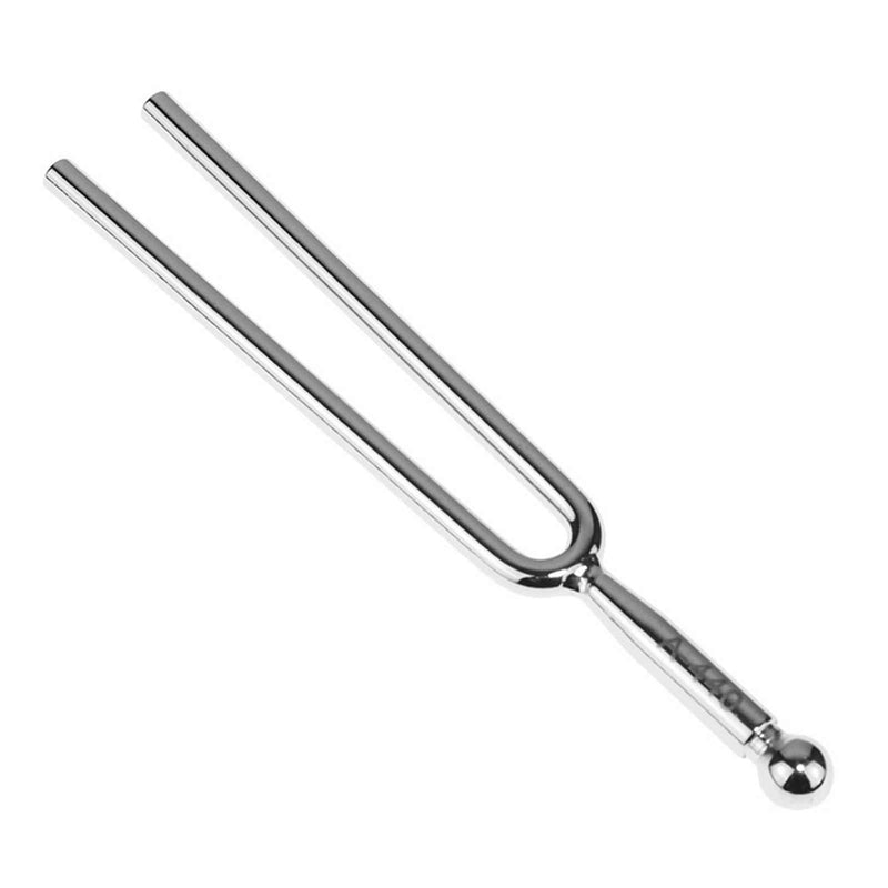 WIFUN 440Hz A Tuning Fork, Stainless Steel Music Tuning Fork Standard Tuning Fork with Ball on Handle for Violin Guitar Instrument