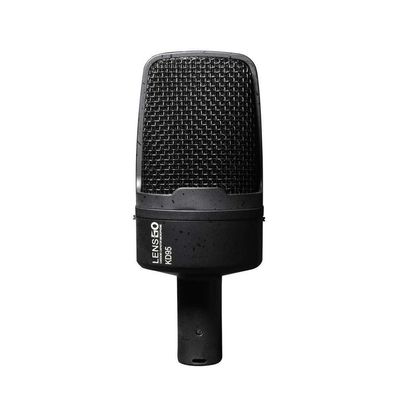 Condenser Microphone, LENSGO KD95 Professional Cardioid Studio Condenser Mic with XLR to 3.5mm Cable for Podcasting, Streaming, Vocal Recording, Singer, Podcaster, Skype, YouTube (Black) Black