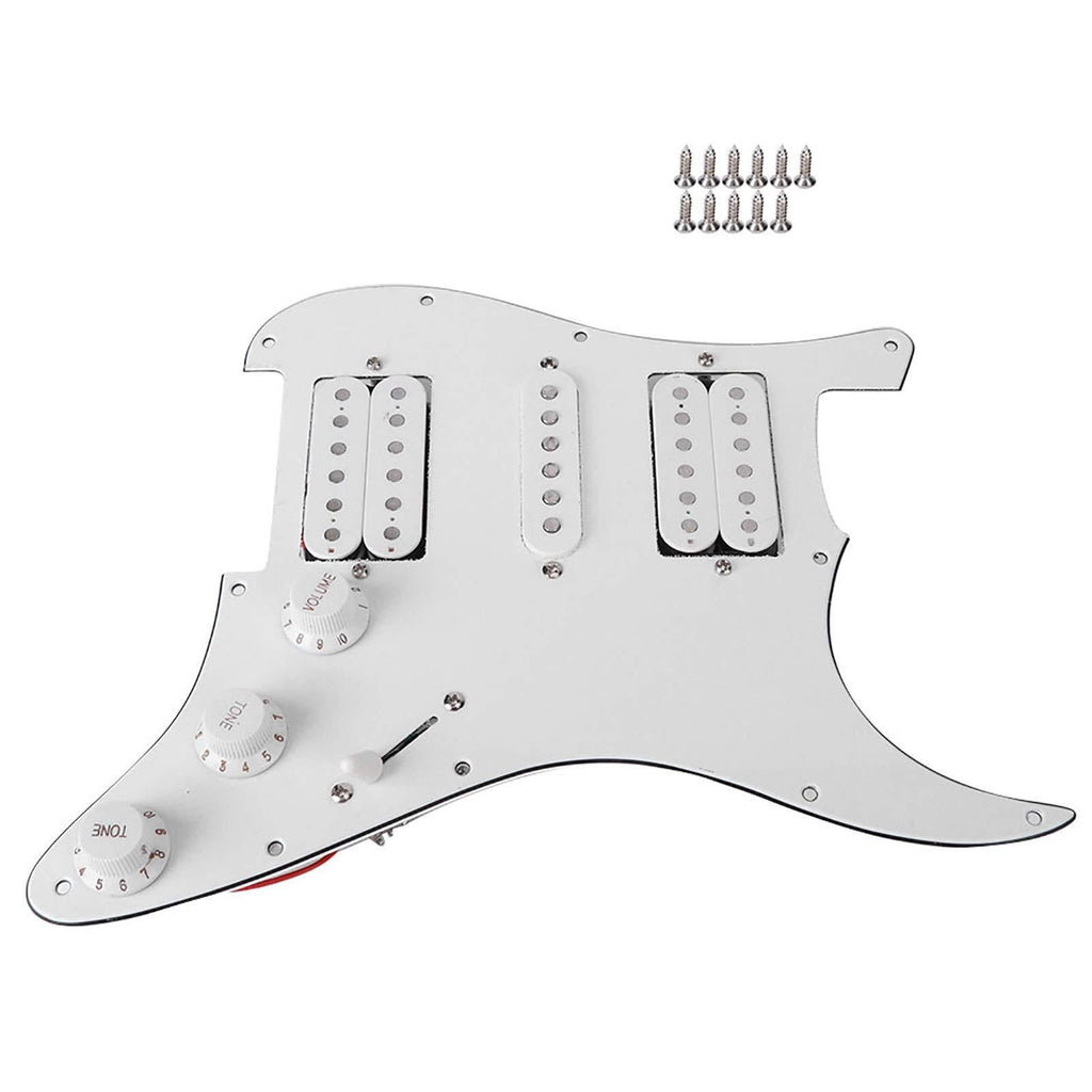 Humbucker Pickguard Useful for SQ Electric Guitar for Guitar Players (white)