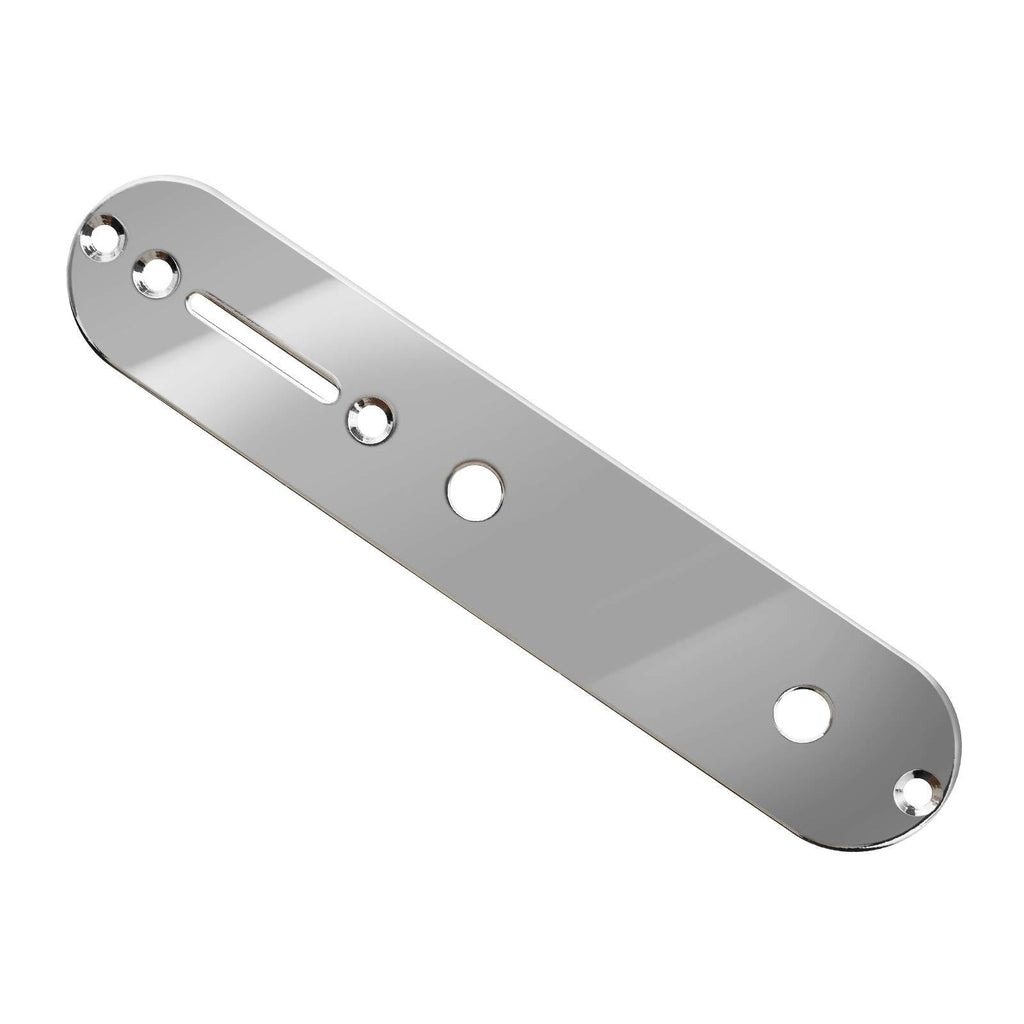 Silver Control Plate for 3 Way or 5 Way Switch Compatible with TL Telecaster Style Electric Guitar Replacement Part Silver