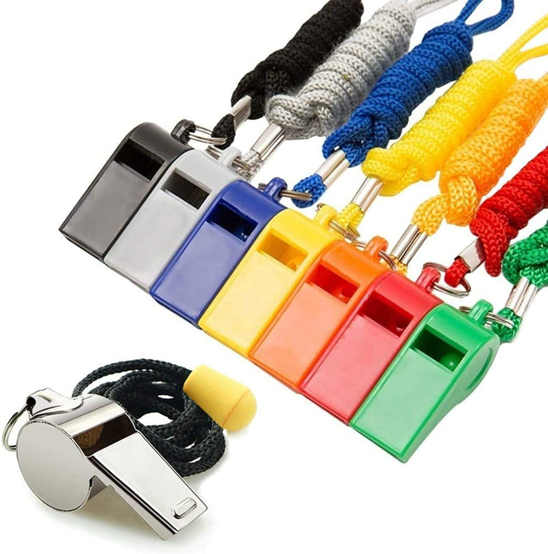 Fya Whistle, 8PCS Sports Whistles with Lanyard, Loud Crisp Sound Whistles Bulk Ideal for Referees, Coaches, and Officials Brand