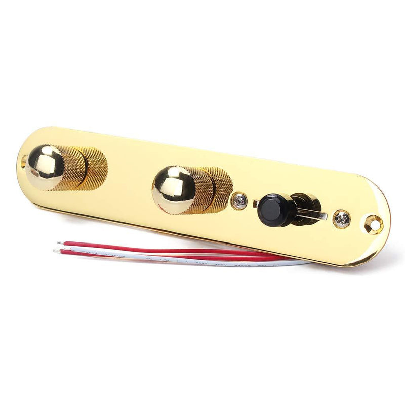 Alnicov 3 Way Wired Loaded Prewired Control Plate Harness Switch Knobs for TL Tele Telecaster Guitar Parts