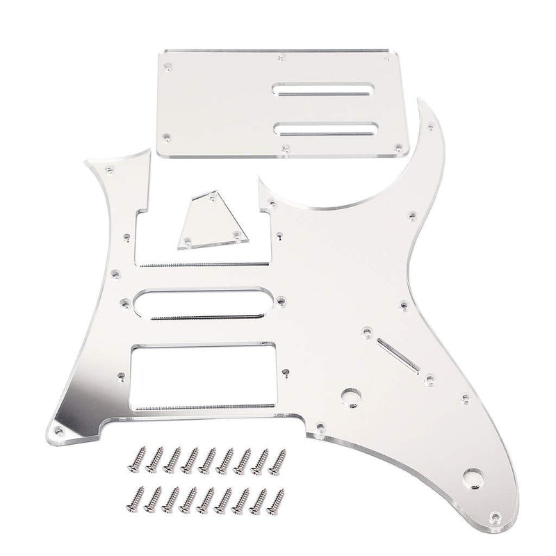 Alnicov Pickguard HSH with Back Cover and Trussrod Cover Mirror for Ibanez RG350 EXZ MDX EX Guitar