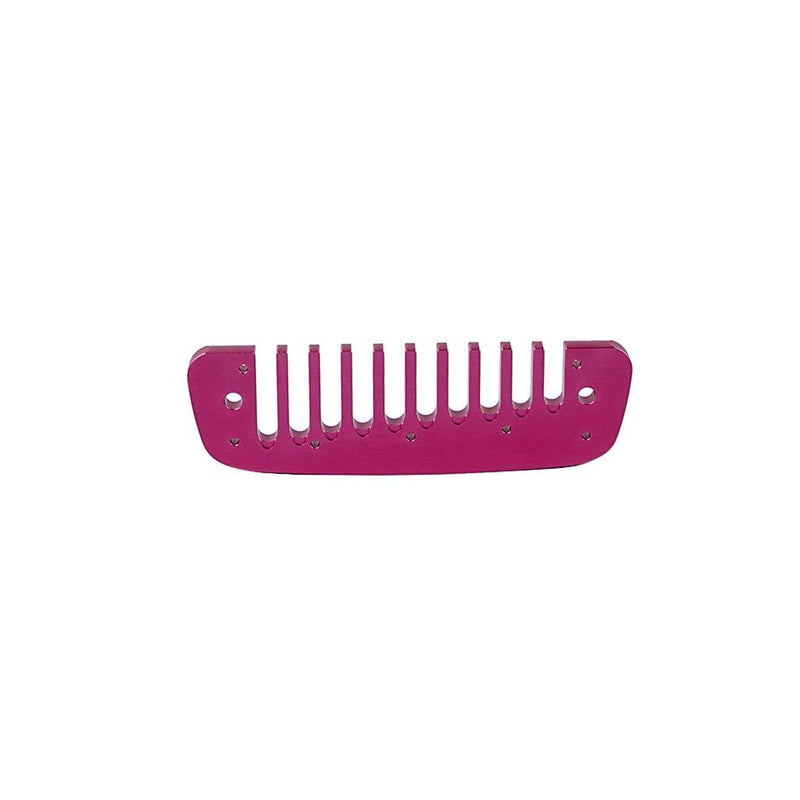 Alnicov Aluminum Alloy 10 Holes Comb Harmonica Part for Hohner Marine Band Crossover and Deluxe Rose Red