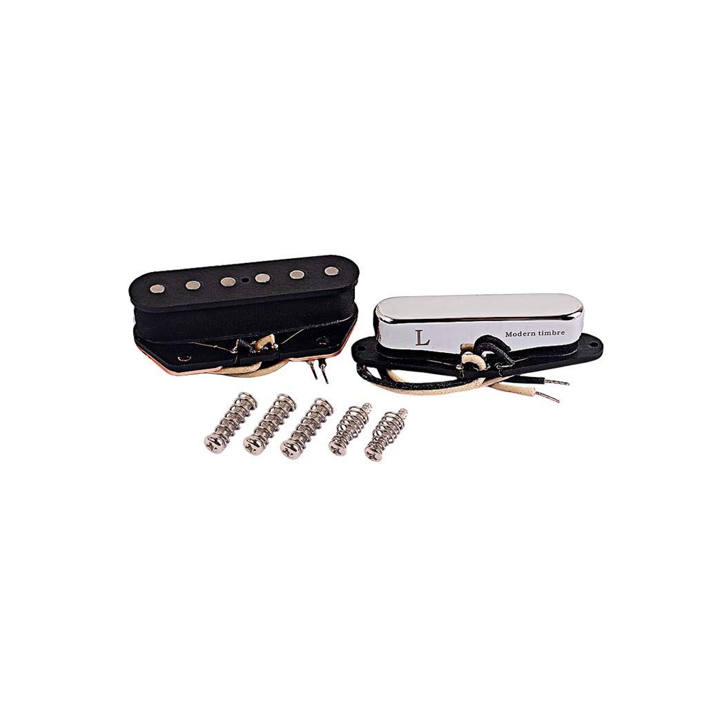 Alnicov Modern Guitar Pickups Set Neck and Bridge Pickup For Tele Telecaster Style Electric Guitar Parts Replacement With L mark