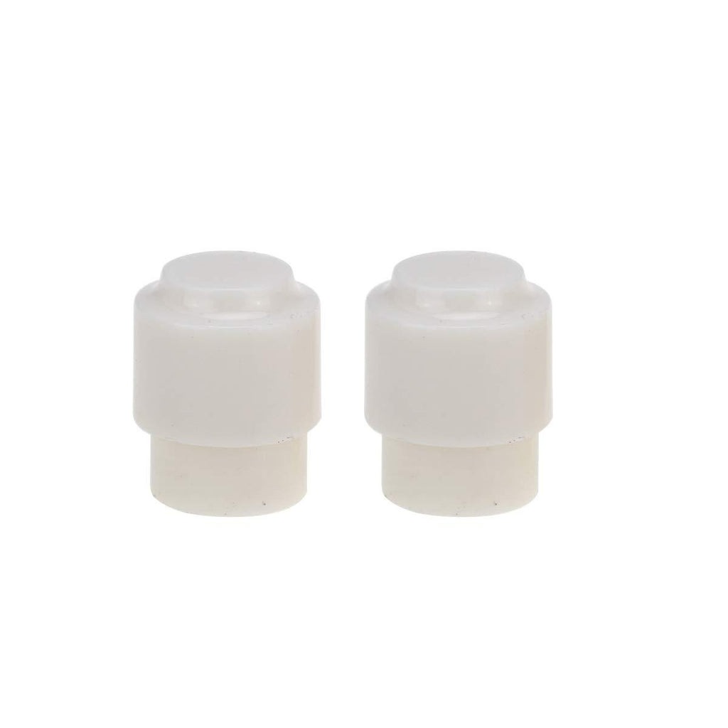 Musiclily Pro Metric Size Vintage Style Guitar Telecaster Barrel Switch Tips 3 Way Pickup Selector Switch Knobs for Import Squier Tele Style, Aged White (Set of 2)