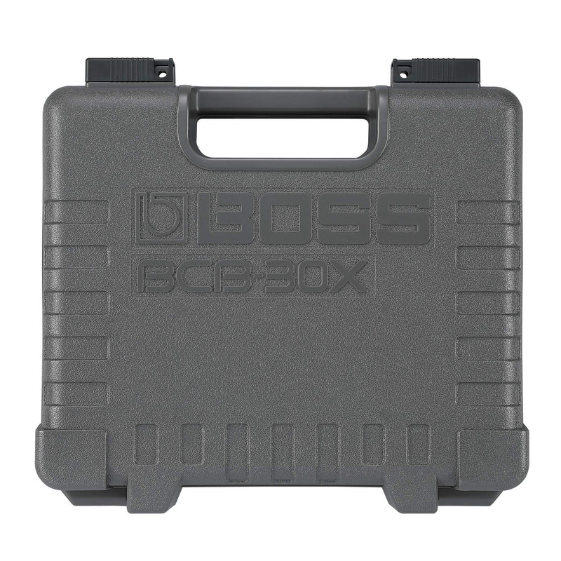 BOSS BCB-30X Ultra-Portable Guitar Effects Pedal Board And Case with Integrated Lid | Small, Durable And Rugged Protection, Customisable for Your Guitar Pedals