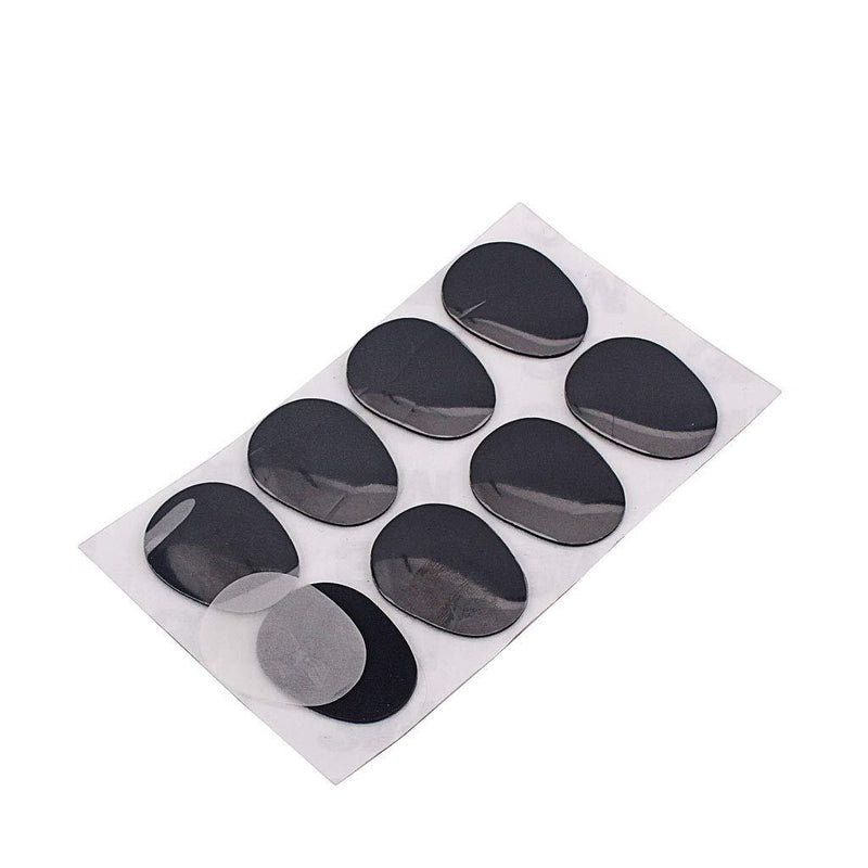 Alnicov 8pcs Alto/Tenor Sax Mouthpiece Patches 0.8mm Pads Cushions Black