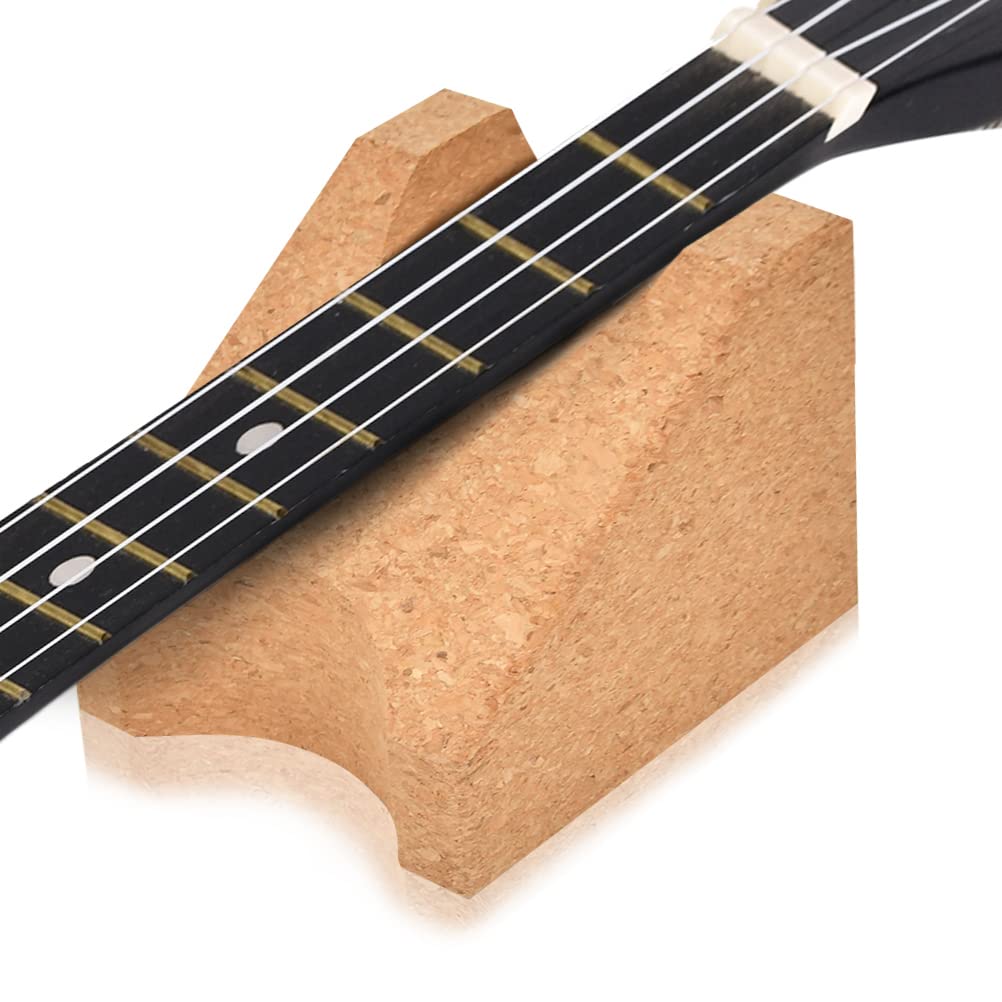 Guitar Neck Rest Corkwood Guitar Neck Cradle, String Instrument Neck for String Instrument Changing Strings,Repair Maintenance