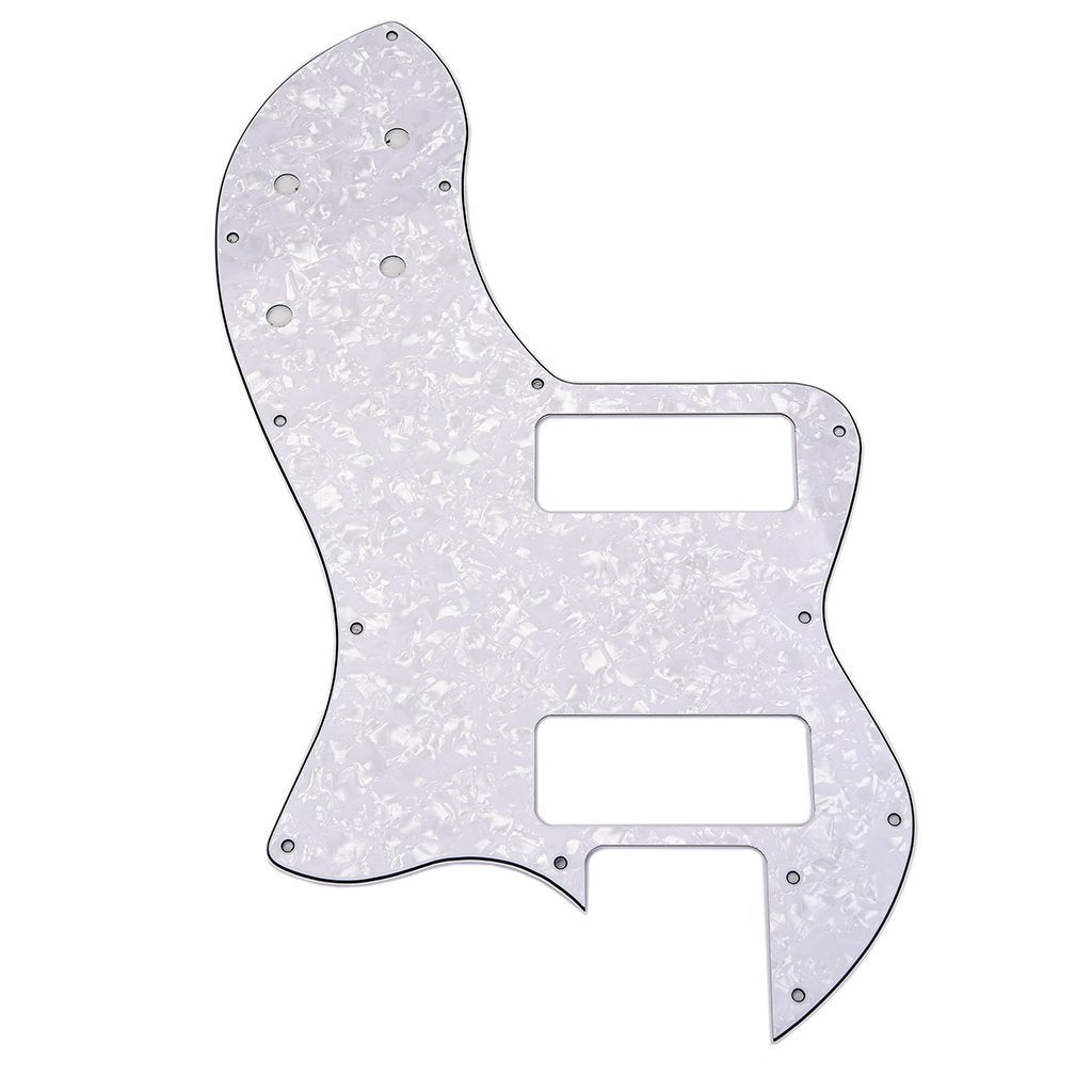 Alnicov Telecaster Thinline Pickguard P90 Modern Player Deluxe Tele White Pearl