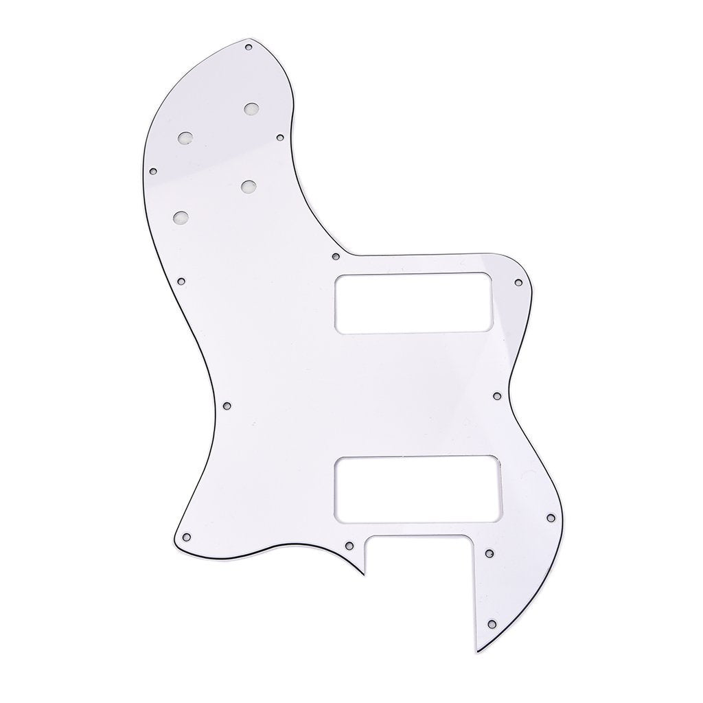 Alnicov Guitar Pickguard for Telecaster Classic Player Thinline P90 Style Scratch Plate White