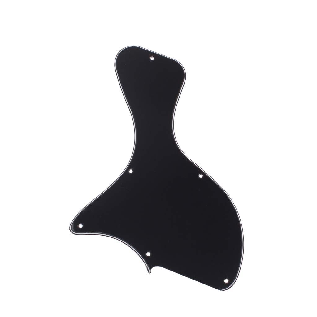 Alnicov Black Les Paul Junior Pickguard for Gibson Les Paul LP Gtuitar