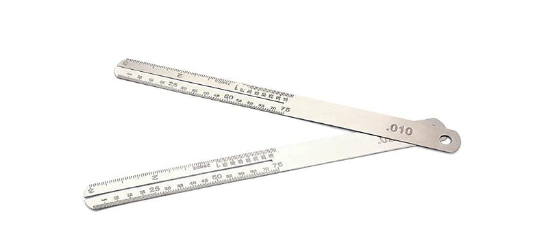 Alnicov Alnicov Guitar Fret Install Ruler,Fret Repair Tools for Guitar Bass Set of 2