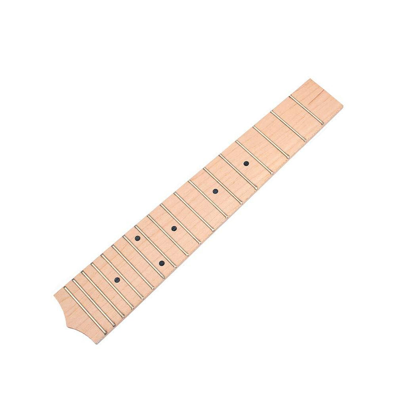 Alnicov 24 Inch Maple Ukulele Fingerboard Fretboard with 18 Frets for Concert Ukulele Replacement parts