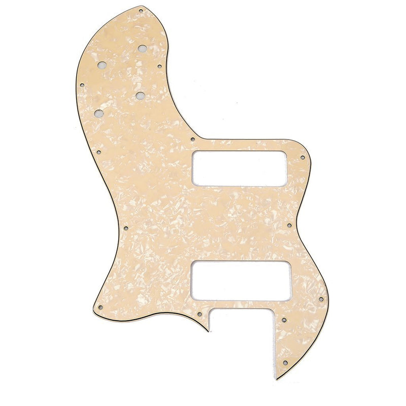 Alnicov Telecaster Thinline Pickguard P90 Modern Player Deluxe Tele Milk Yellow Pearl