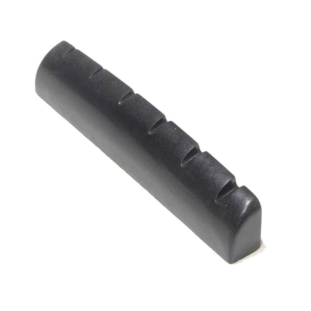 Guitar nut acoustic or electric 42mm x 5mm in black quality resin material.