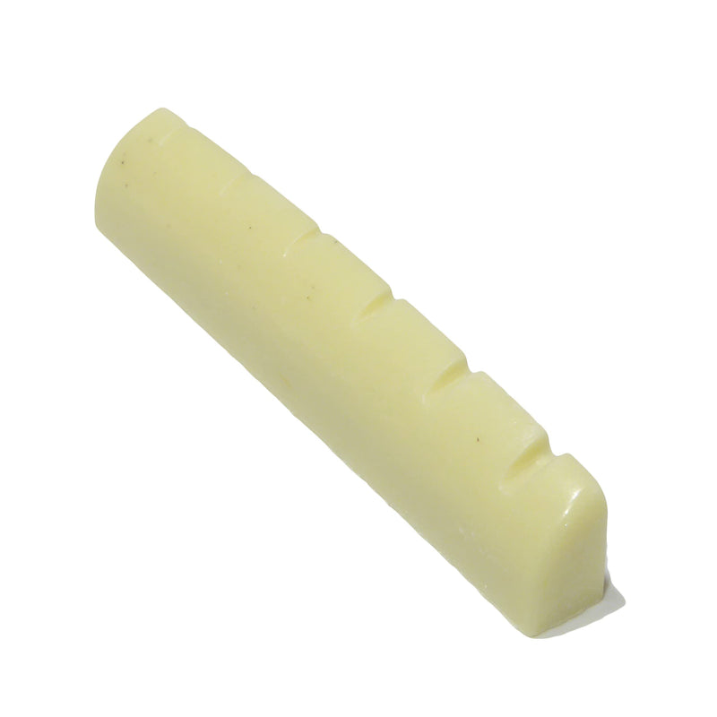 Guitar nut acoustic or electric 42mm x 5mm in Ivory/cream quality resin material.