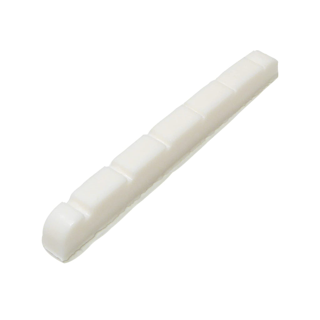 White Resin guitar top nut six string 43mm x 3.5mm Strat Telecaster