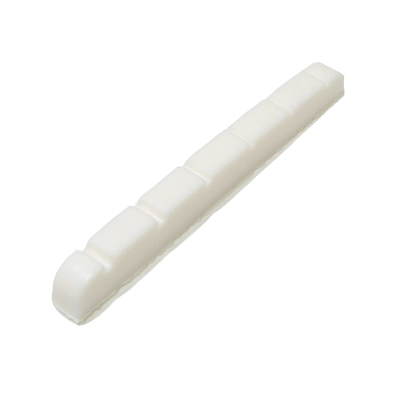 White Resin guitar top nut six string 43mm x 3.5mm Strat Telecaster