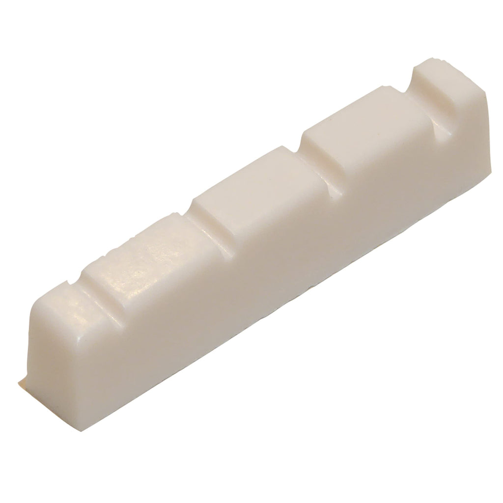 Bass guitar top nut 43mm four string right handed in White