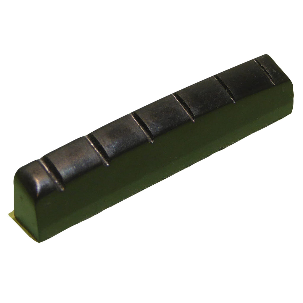 Guitar nut acoustic or electric 43mm x 6mm in black quality resin material.