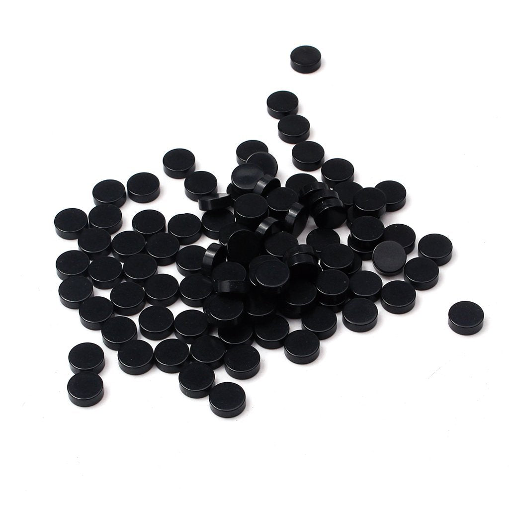 Alnicov 300Pcs Black Acrylic Dots Inlay Markers for Guitar Fingerboard Parts Diameter 6.3mm