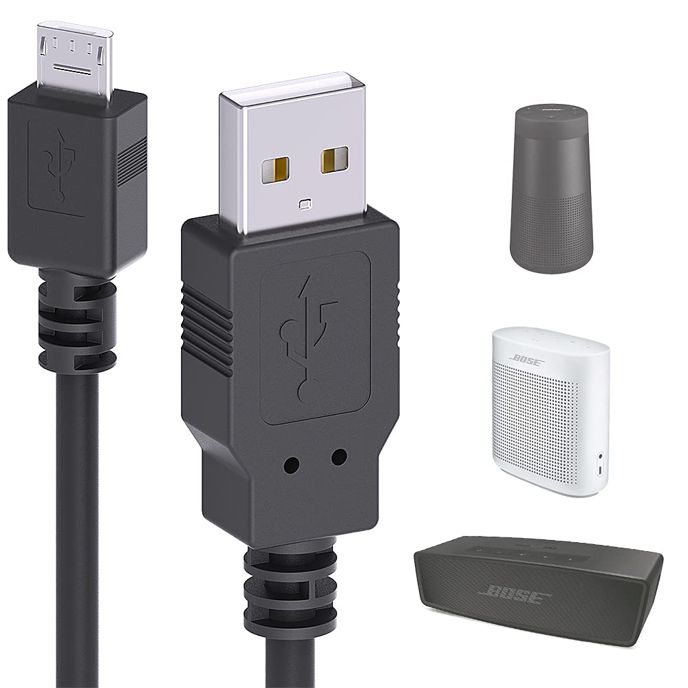 USB Charger Cable for Bose Soundlink Speaker 2M, Mellbree Micro USB Charging Cable for Bose Soundlink Mini, Soundlink Revolve, Soundlink Color, Soundlink Micro Speaker, Soundlink Wireless Headphones