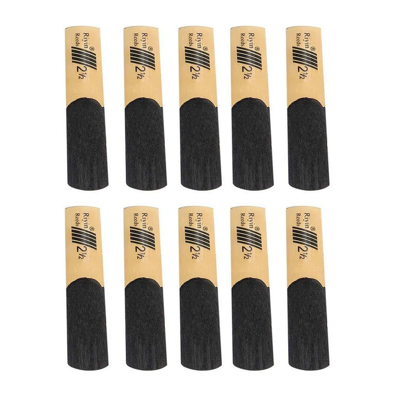 Alnicov Tenor Saxophone Sax Reeds Bb,Sax Reeds Strength 2.5,Set of 10