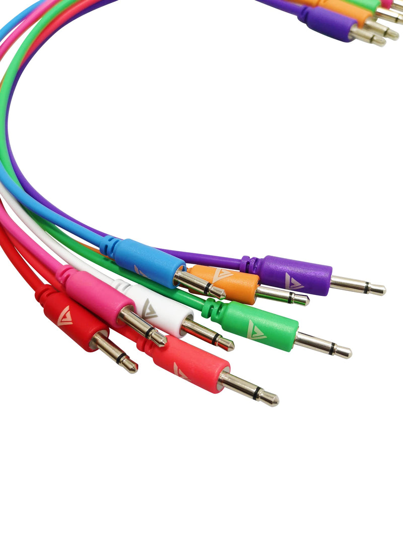 PORTECHA - Eurorack Cables (90cm, Colourful, 8) 90cm
