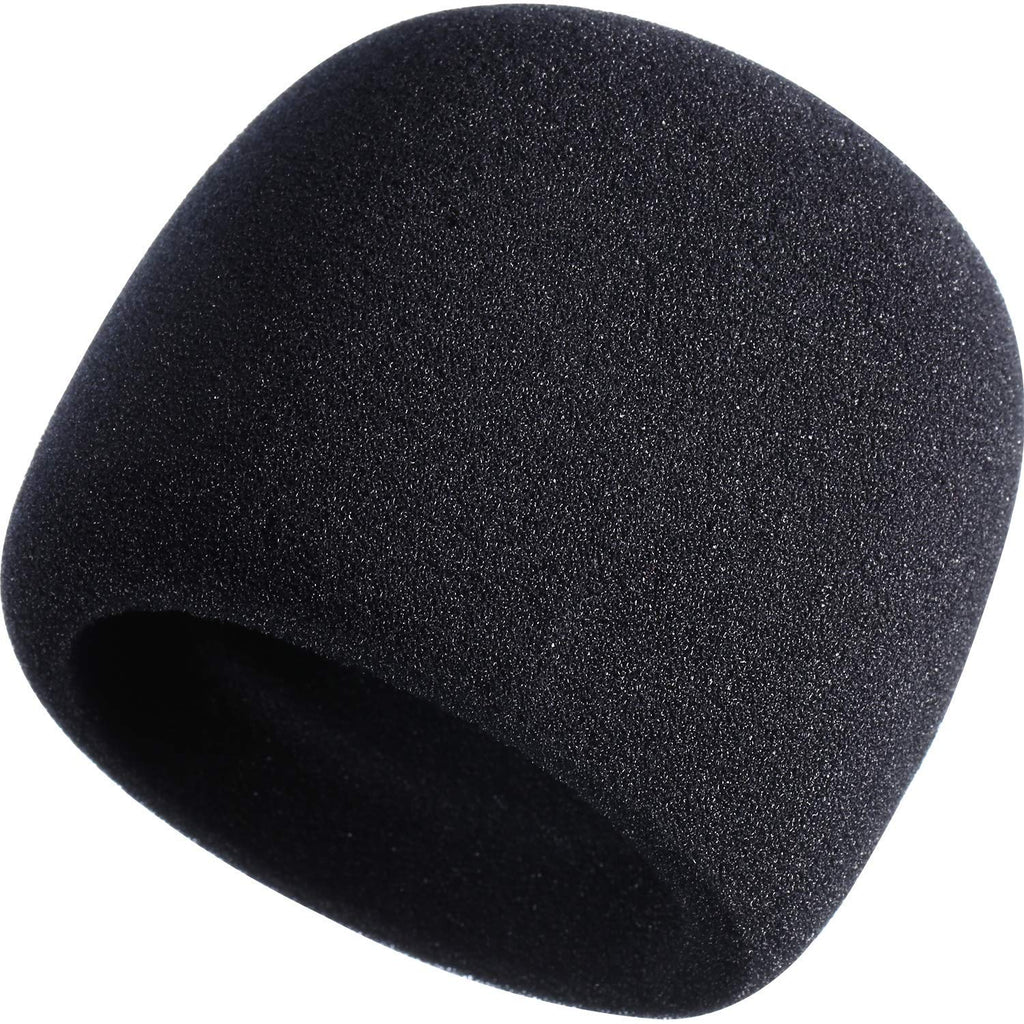 Quesuc Mic Cover Foam Microphone Filter, Mic Foam Cover, Microphone Muffler, Mic Filter, Windscreen for Blue Yeti, Yeti Pro Condenser Microphone, Filters Unwanted Recording and Background Noises-Black