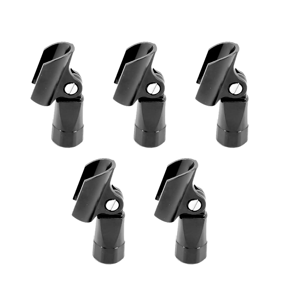 5 Pcs Universal Microphone Holders Microphone Clips Break Resistant Stand Adapters for Handhold Microphone Wireless Microphone Accessories
