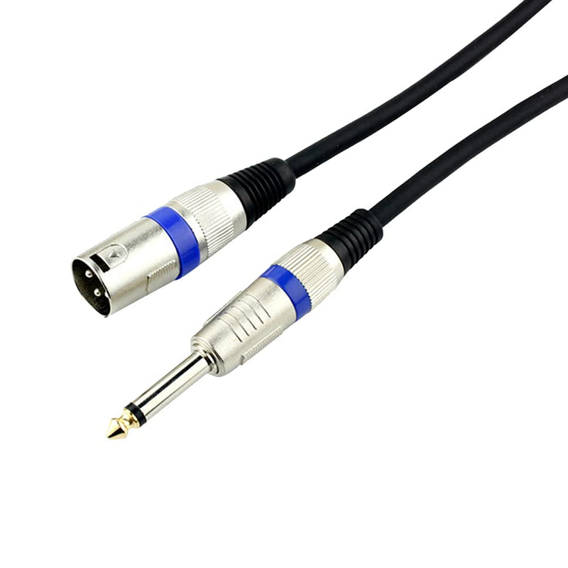 6.35 Mono to XLR Mixer Lines Jack Microphone Cables Mixer Microphone Cables for Audio Signal Transmission - 1m