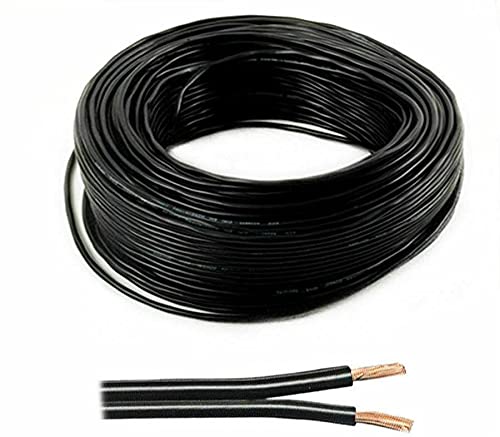 electrosmart Black Multistrand 2 x 0.5mm Speaker Cable Ideal for Car Audio & Home HiFi (20) 20.0 Metres