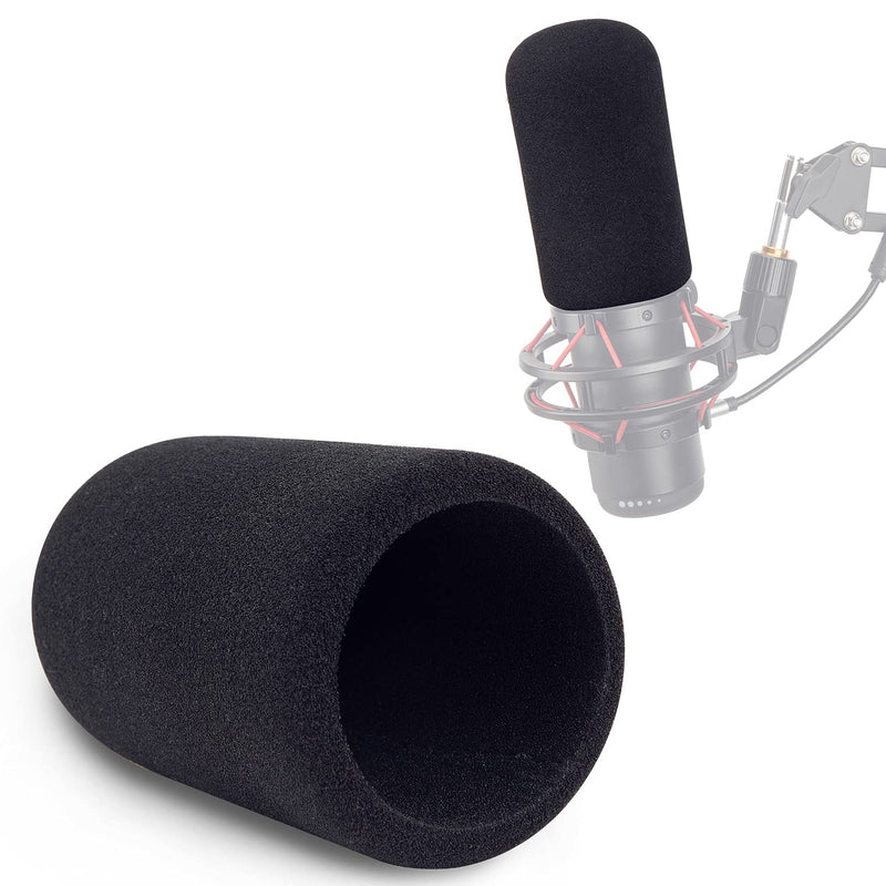 YOUSHARES Foam Mic Covers - Mic Windscreen Microphone Pop Filter Compatible with HyperX QuadCast S Mic