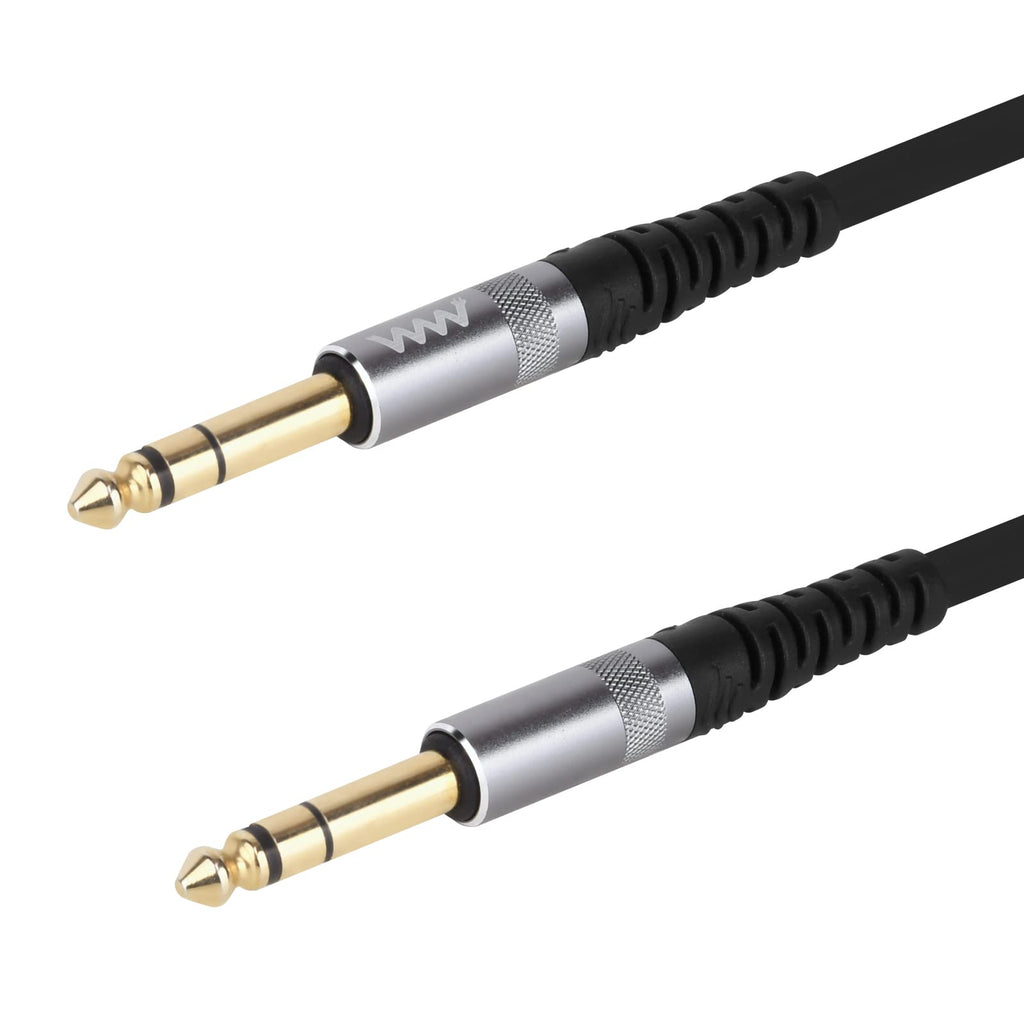 INNOV8 6.35mm 1/4 inch Male to Male TRS Stereo Professional Audio Cable 1m